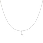 Charger l&#39;image dans la galerie, Collier &quot;Little Initiale&quot; ~ Argent Sterling
