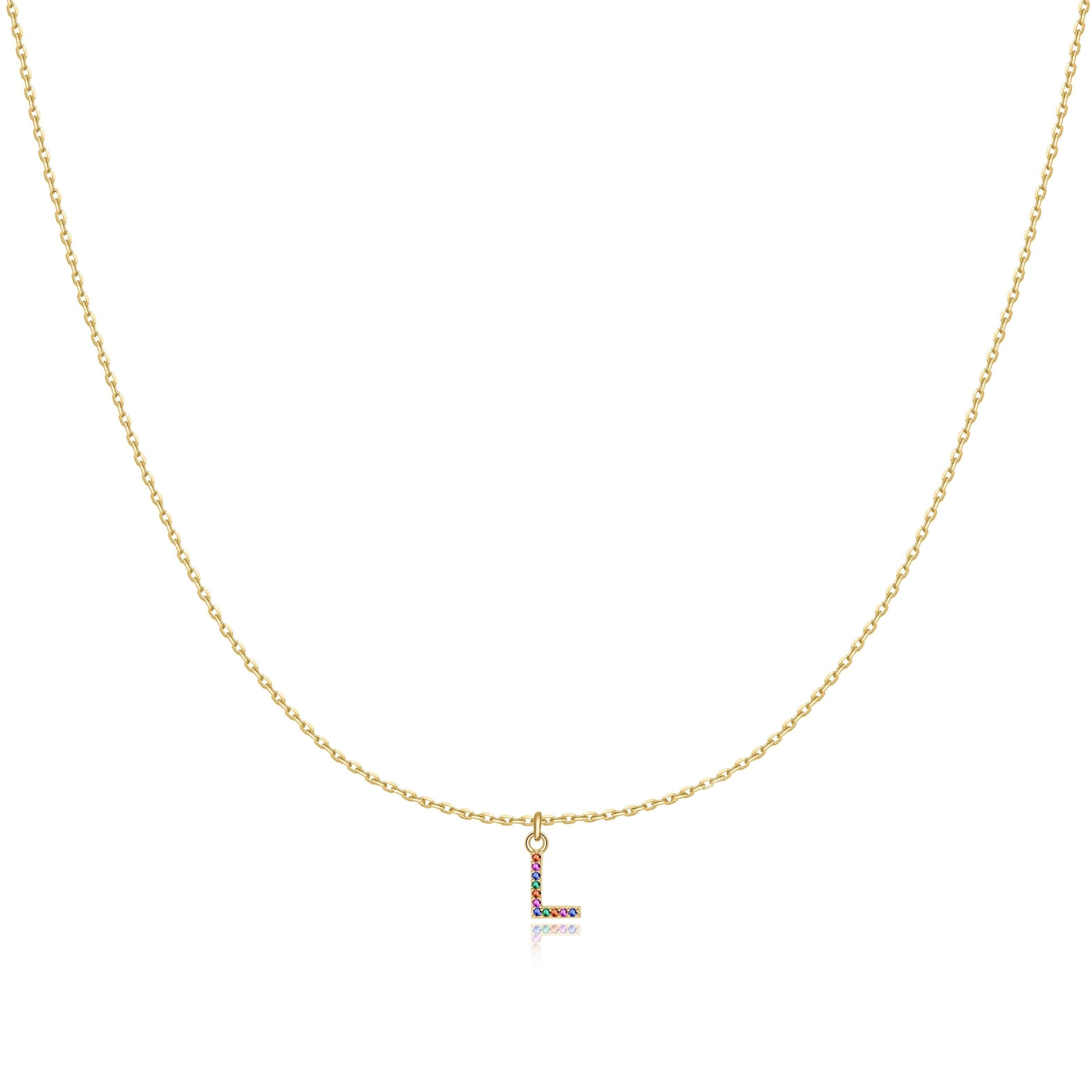Collier "Couleur Initiale" ~ Argent Sterling