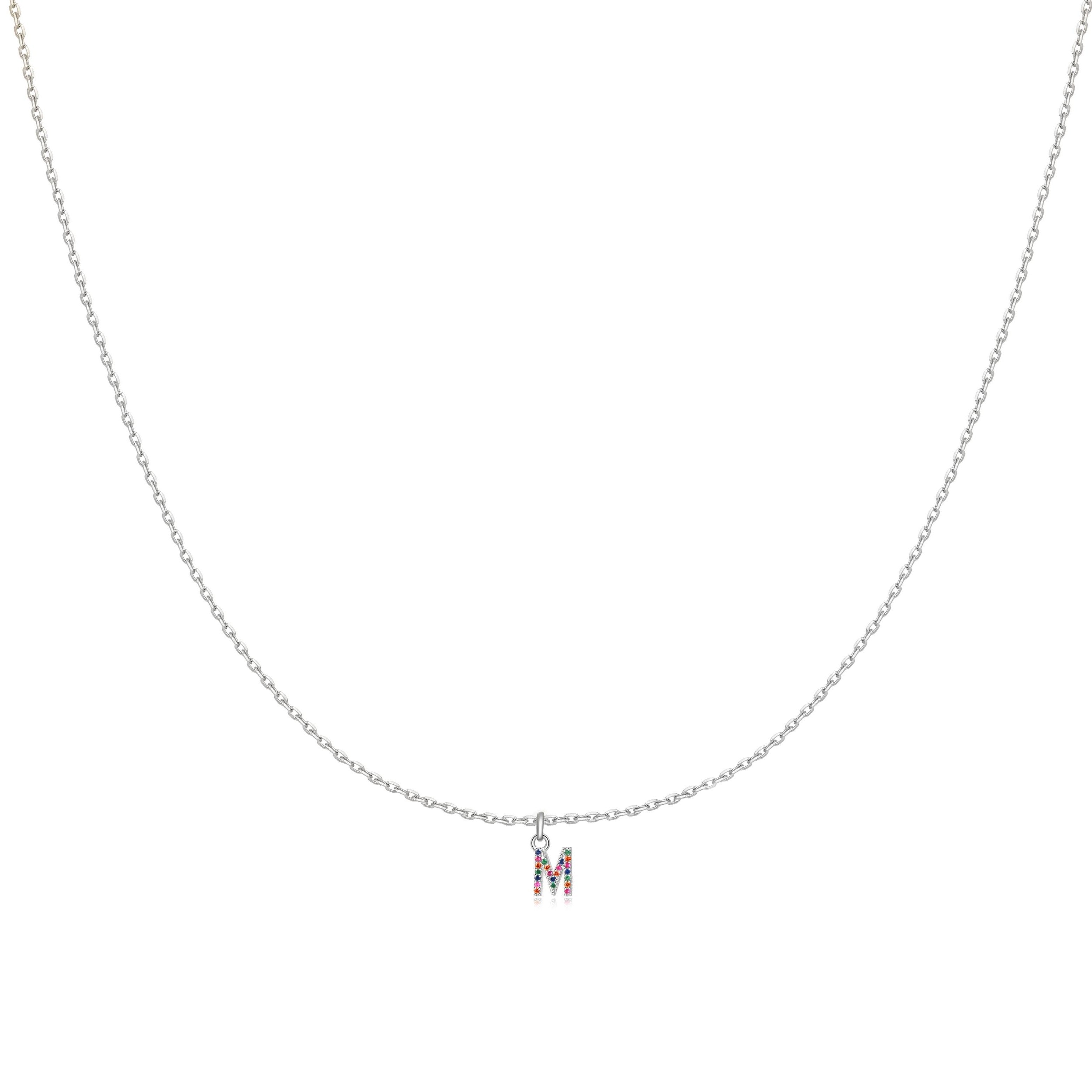 Collier "Couleur Initiale" ~ Argent Sterling