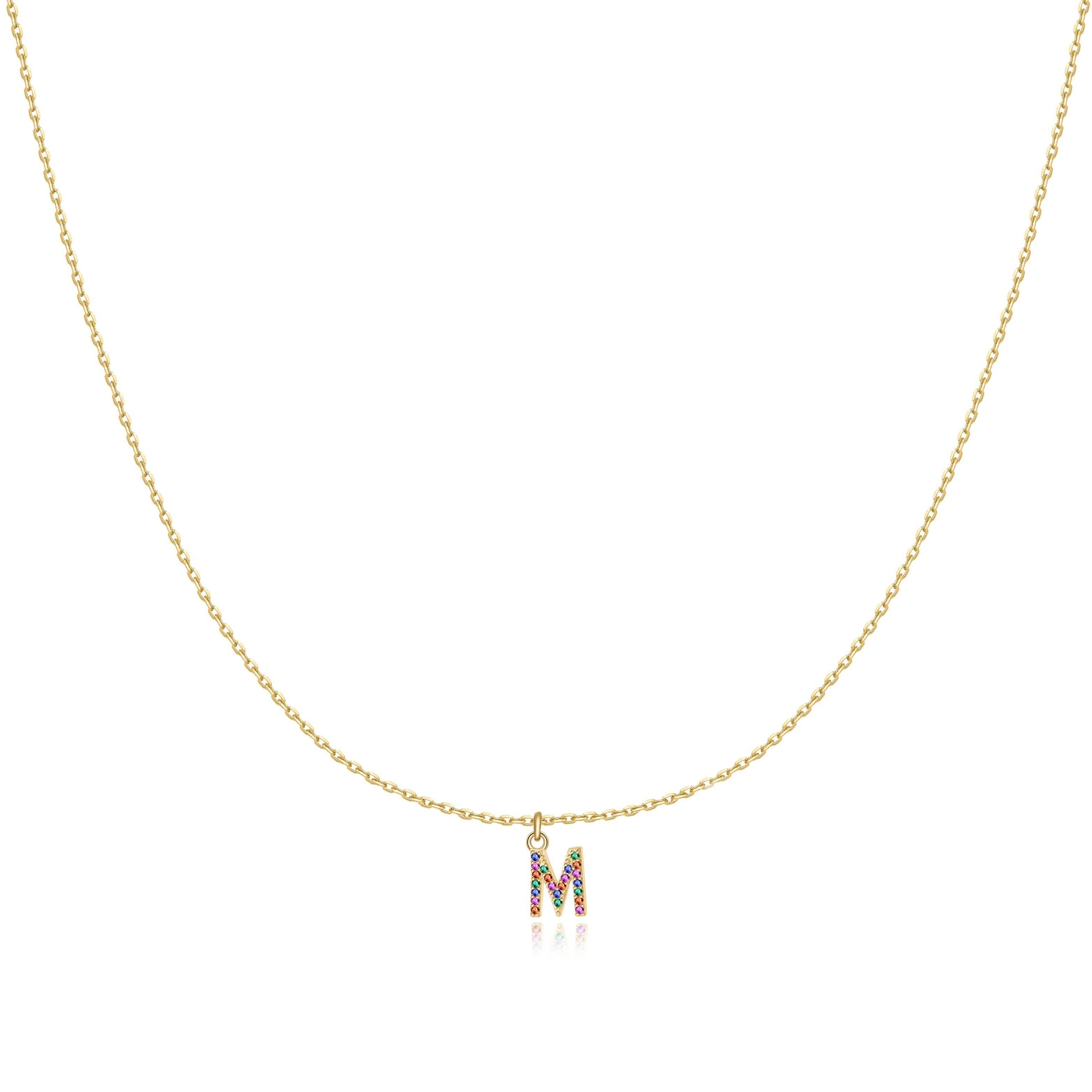 Collier "Couleur Initiale" ~ Argent Sterling