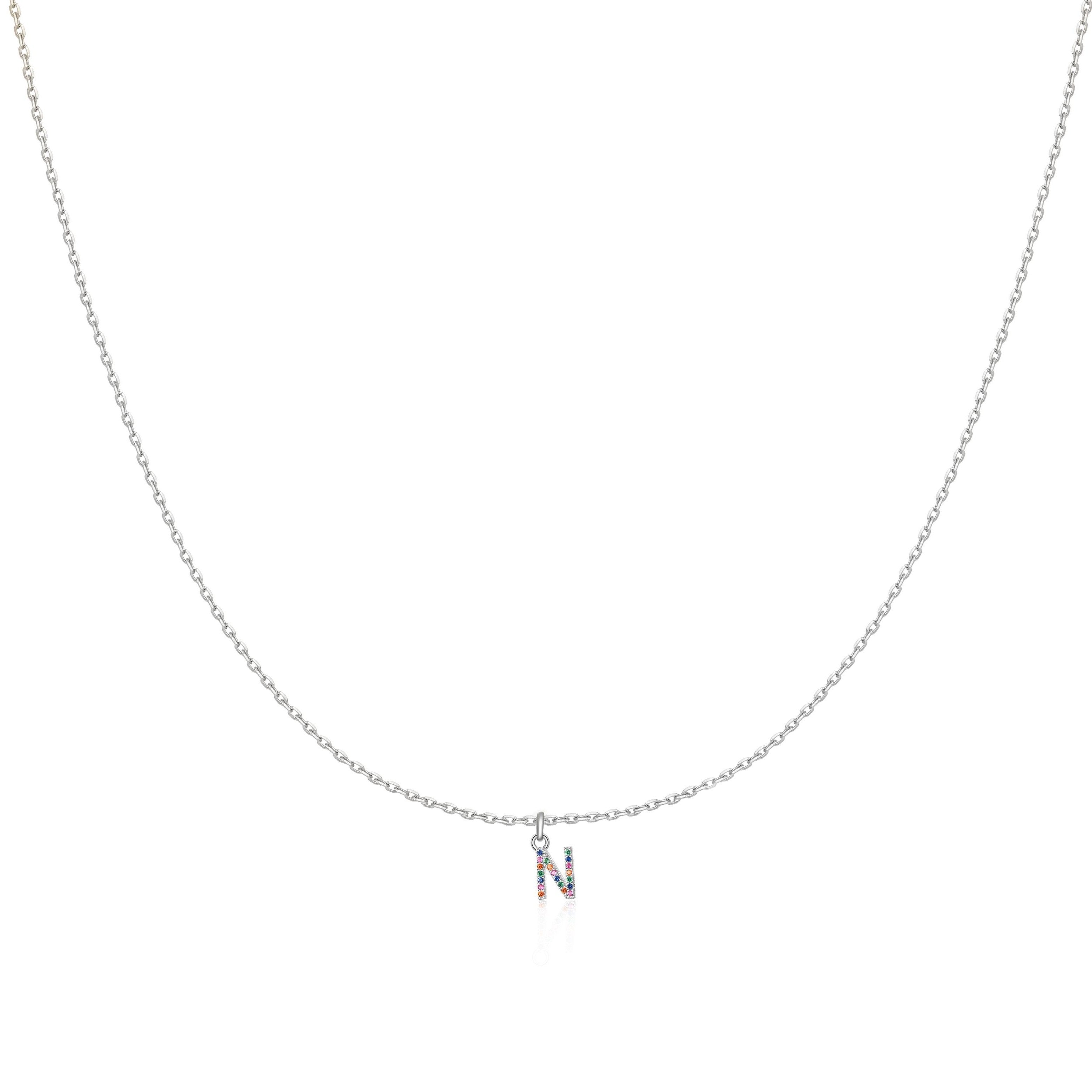 Collier "Couleur Initiale" ~ Argent Sterling