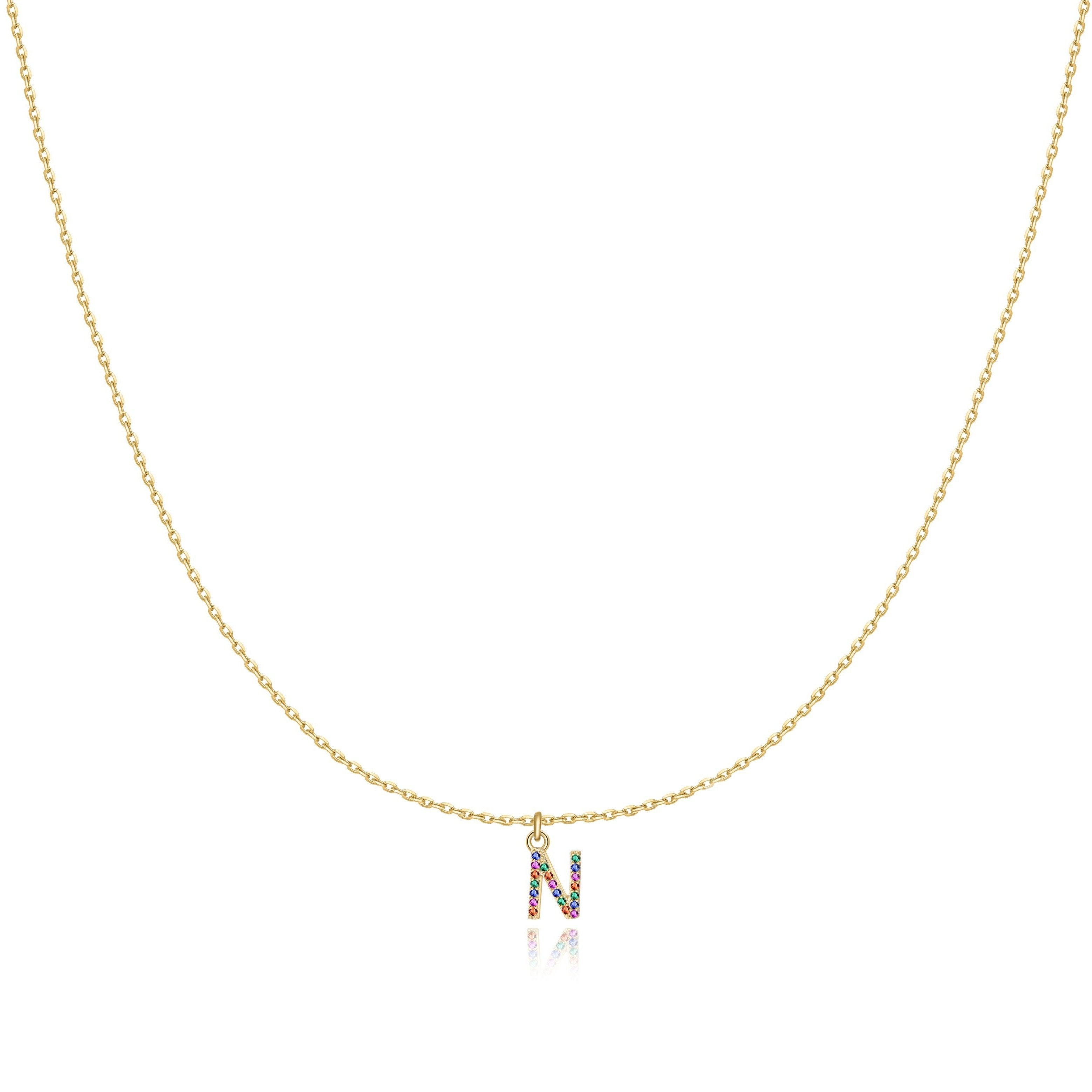 Collier "Couleur Initiale" ~ Argent Sterling