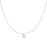 Charger l&#39;image dans la galerie, Collier &quot;Little Initiale&quot; ~ Argent Sterling
