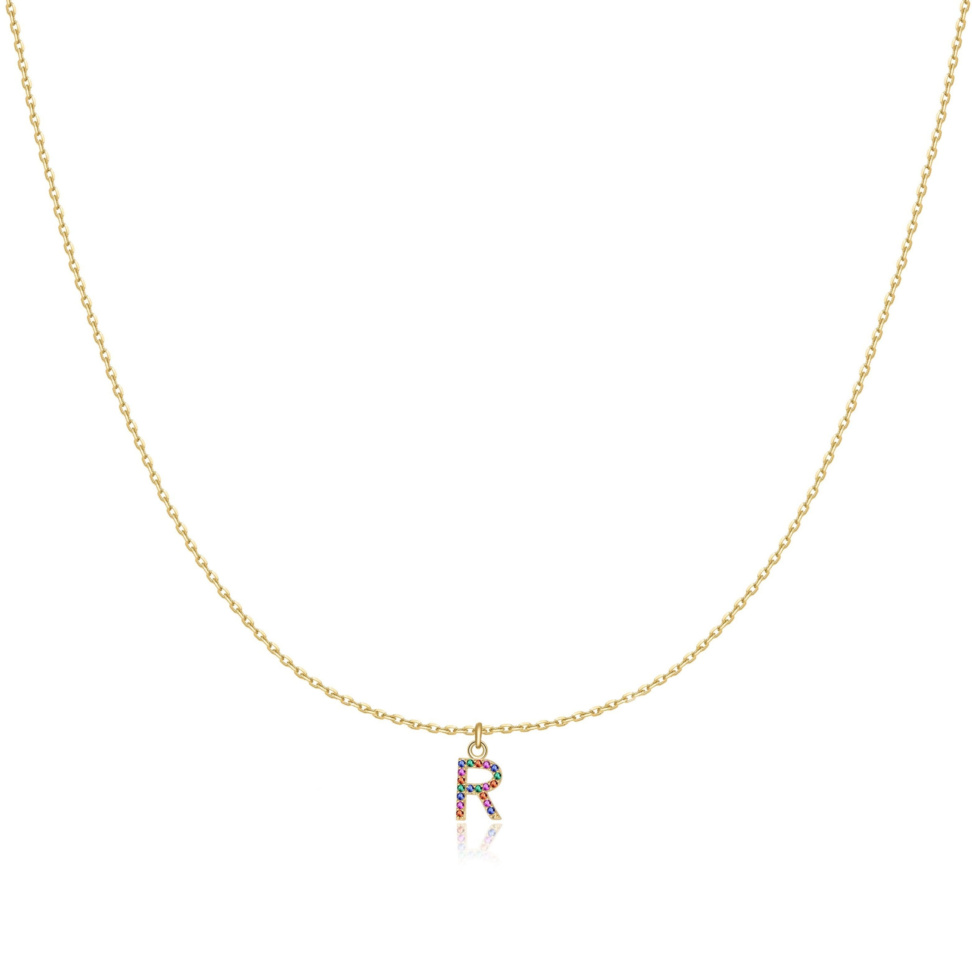 Collier "Couleur Initiale" ~ Argent Sterling