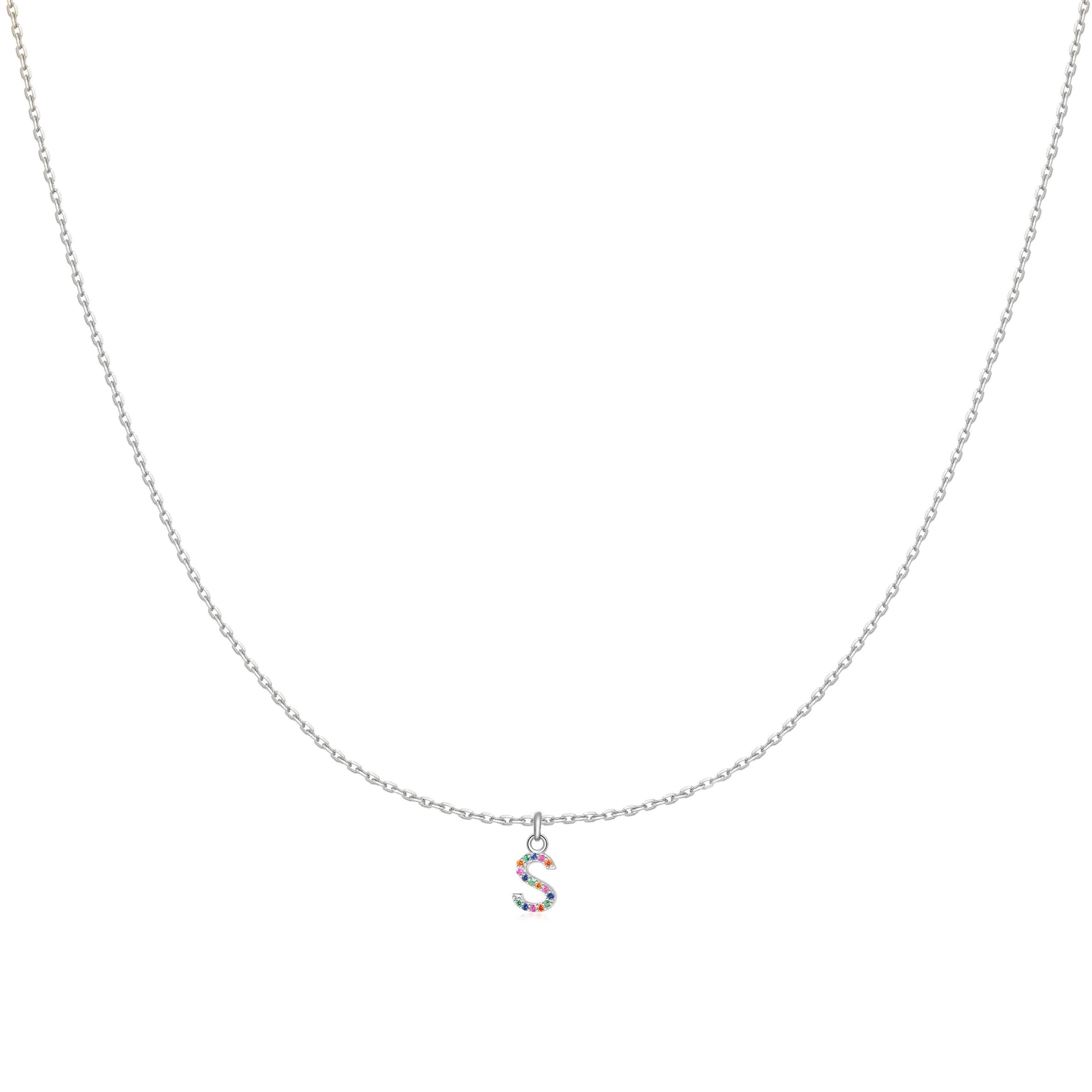 Collier "Couleur Initiale" ~ Argent Sterling