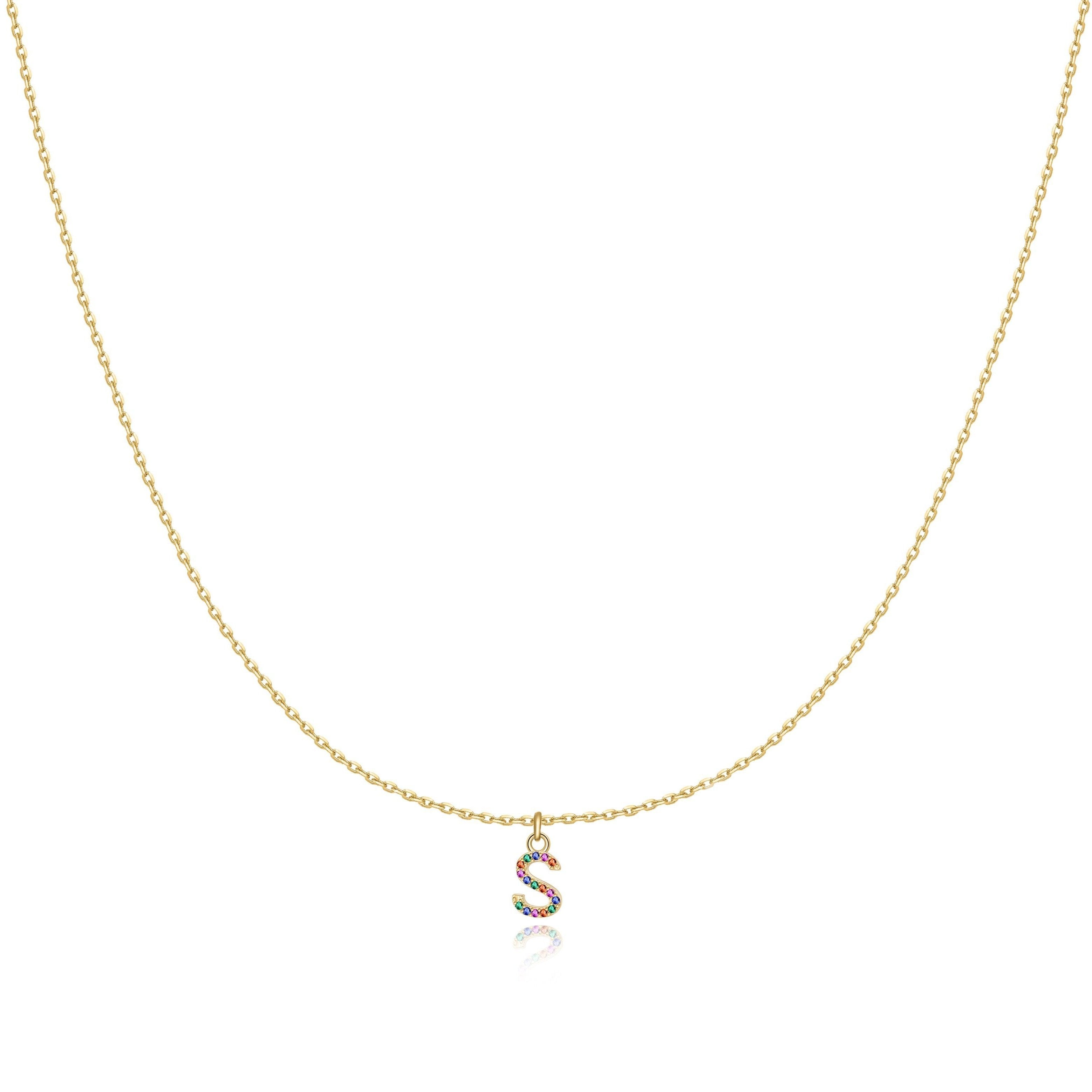 Collier "Couleur Initiale" ~ Argent Sterling