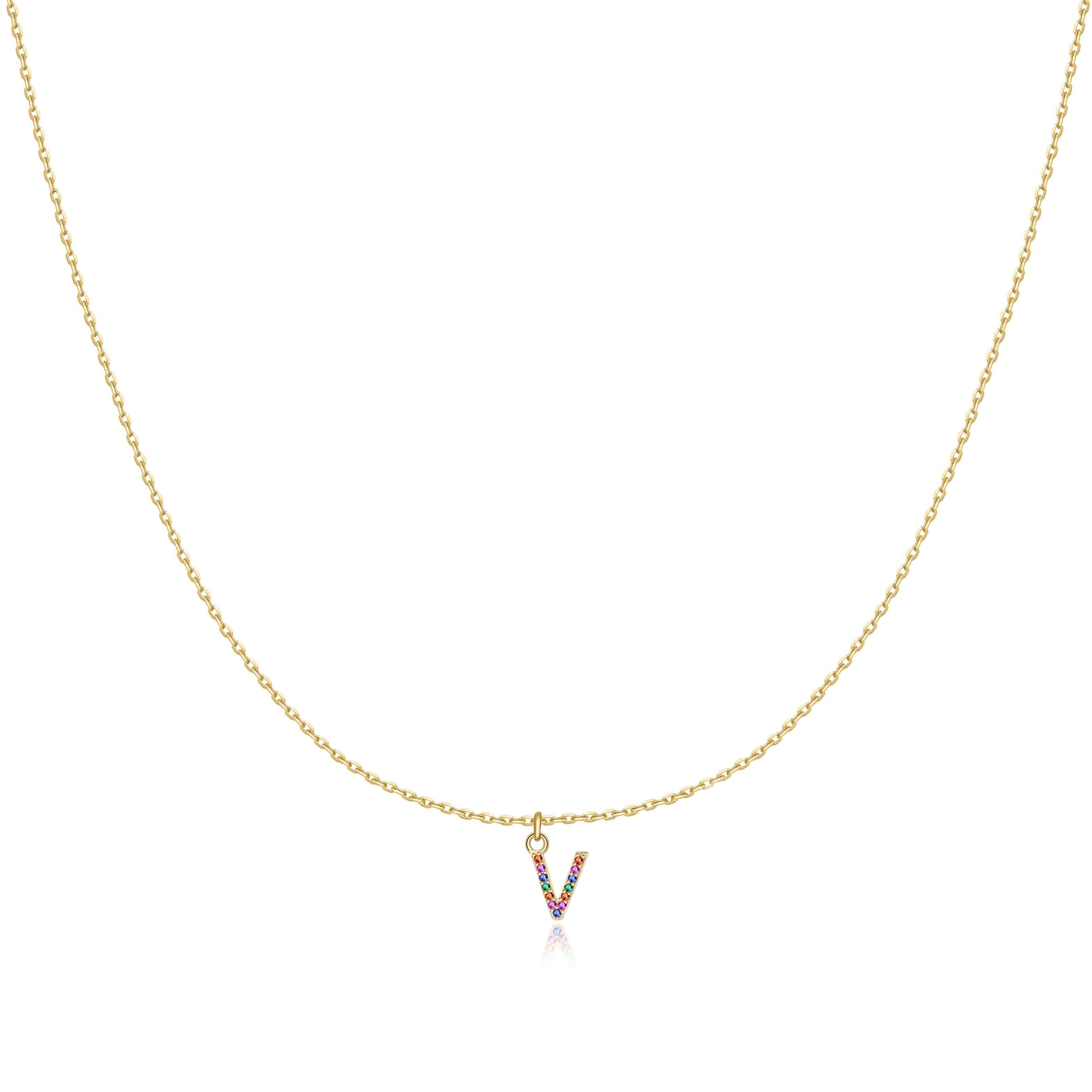 Collier "Couleur Initiale" ~ Argent Sterling