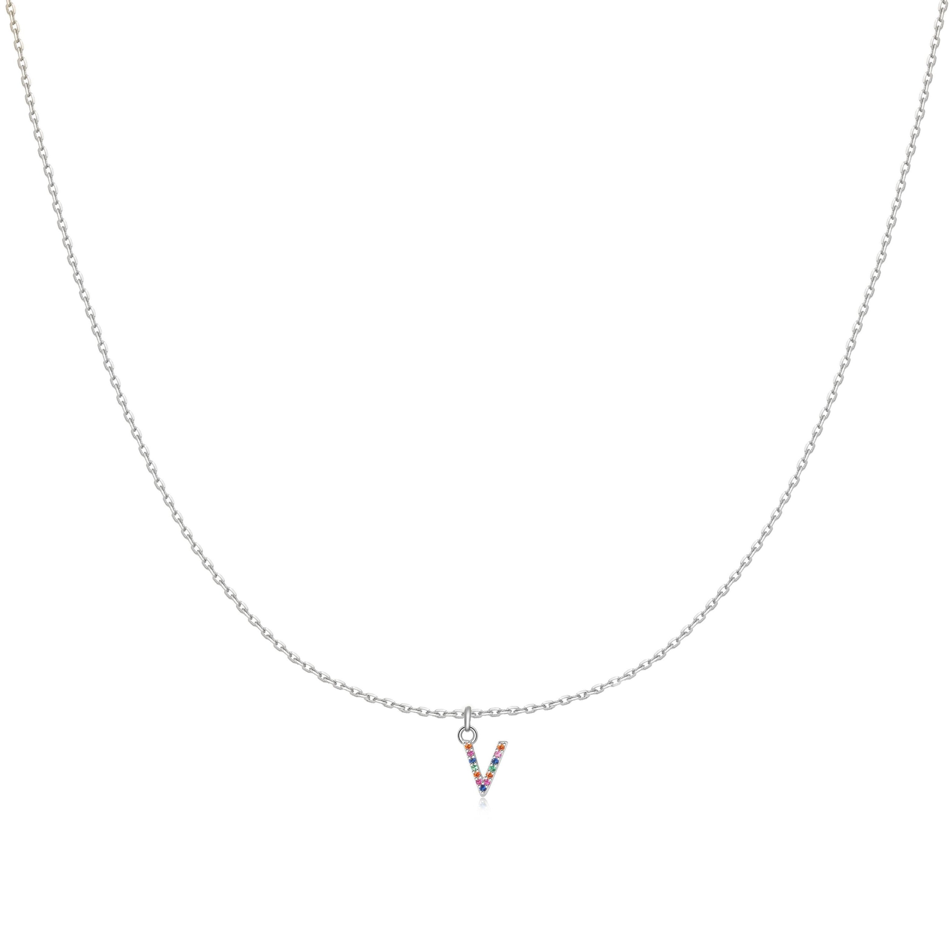 Collier "Couleur Initiale" ~ Argent Sterling