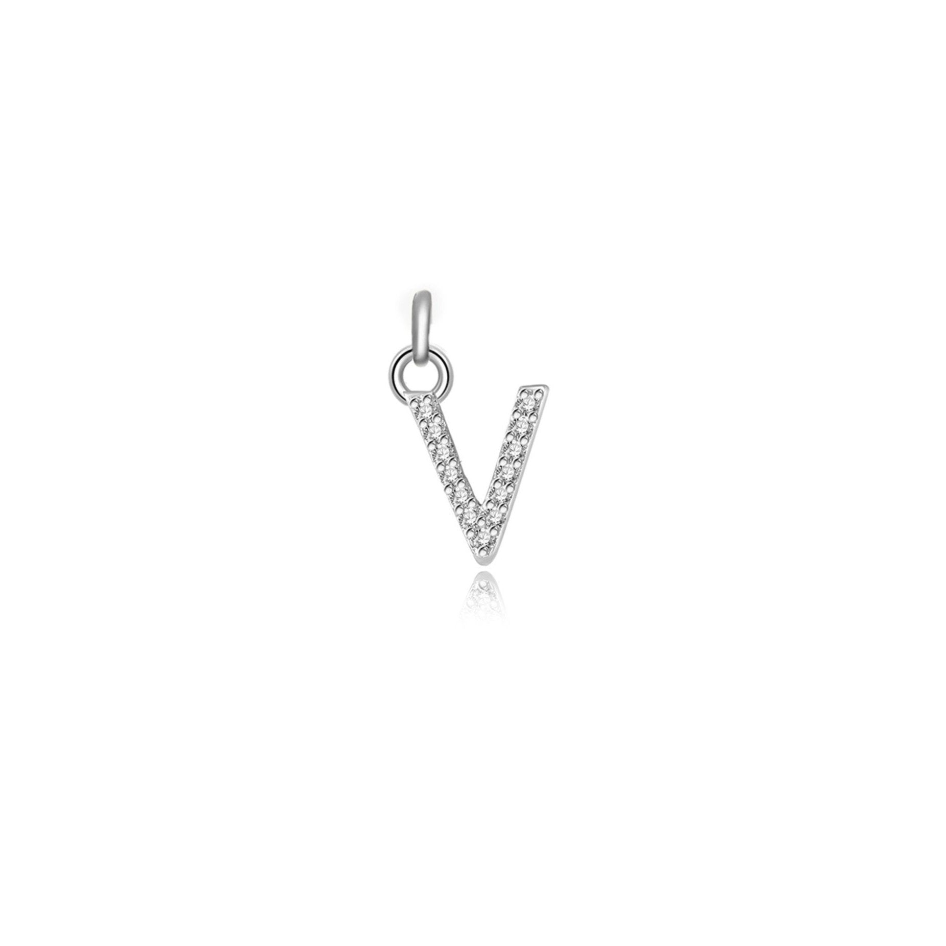 Collier "Little Initiale" ~ Argent Sterling