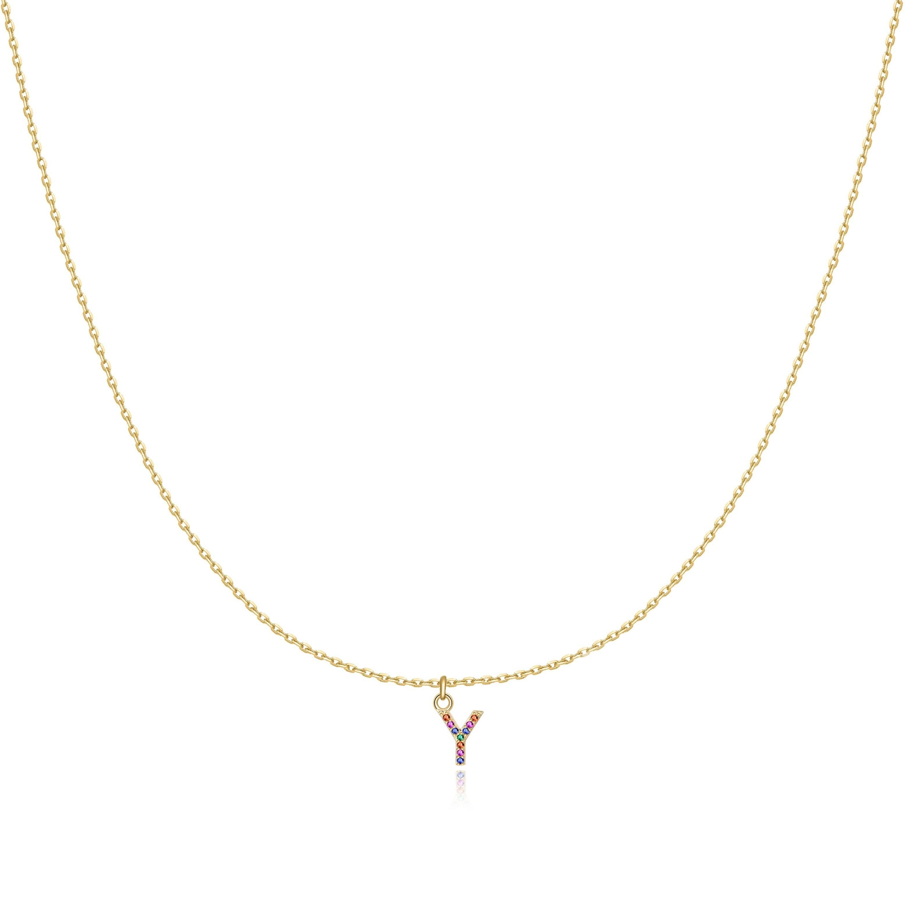 Collier "Couleur Initiale" ~ Argent Sterling