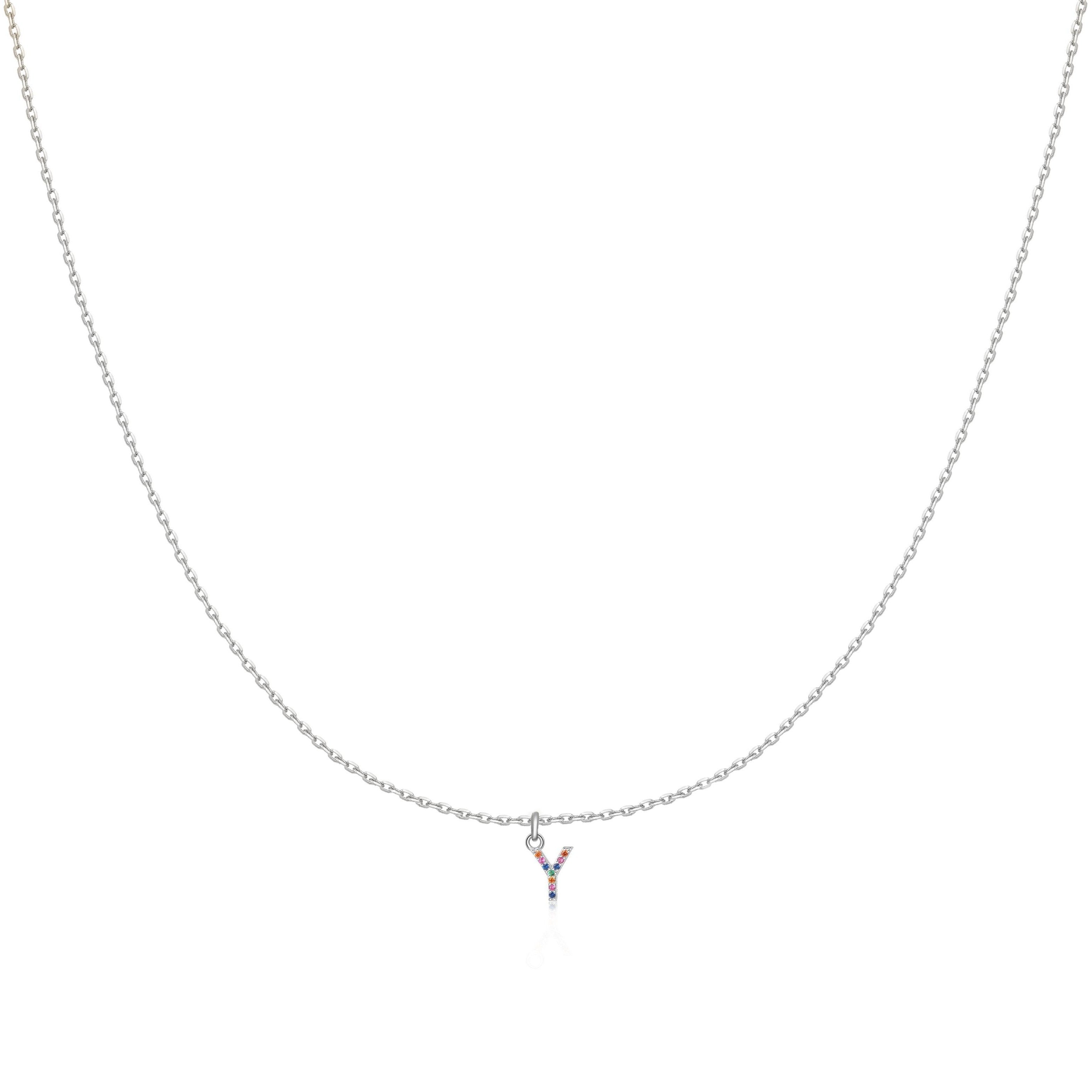 Collier "Couleur Initiale" ~ Argent Sterling