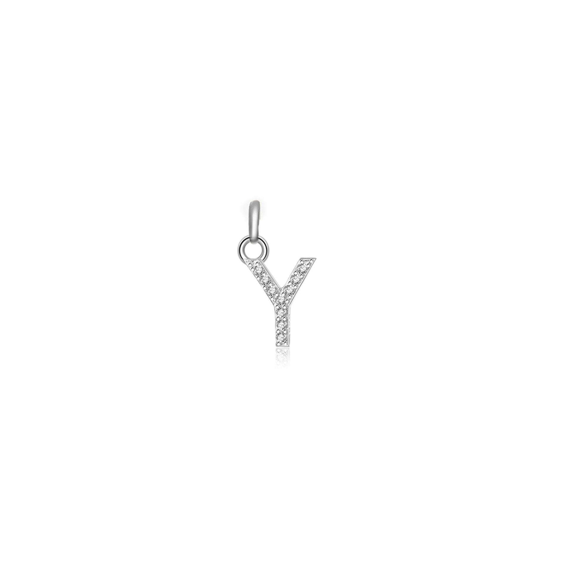 Collier "Little Initiale" ~ Argent Sterling