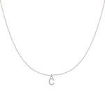 Charger l&#39;image dans la galerie, Collier &quot;Little Initiale&quot; ~ Argent Sterling
