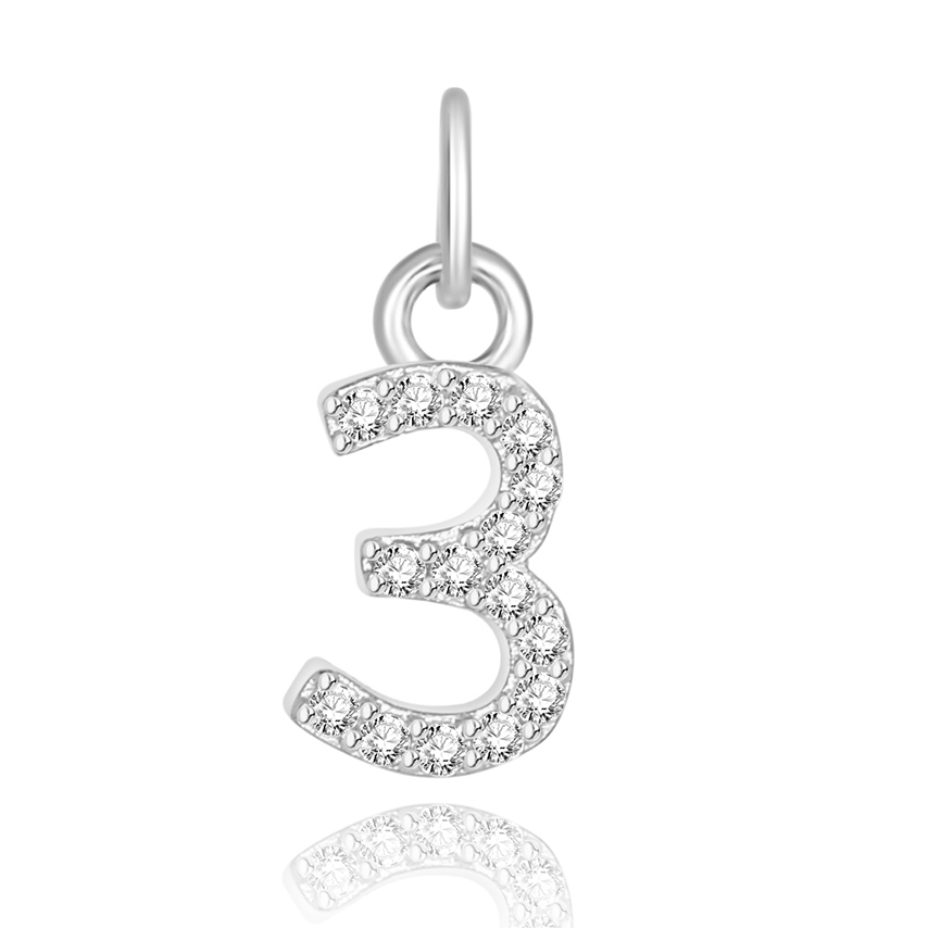 Collier "Little Numéro" ~ Argent Sterling