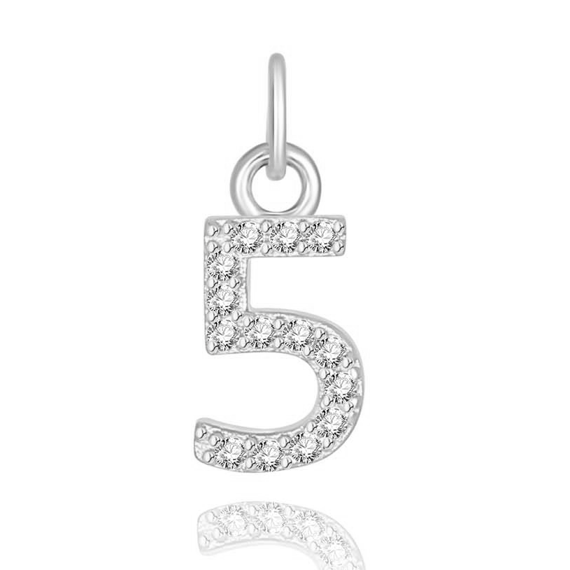 Collier "Little Numéro" ~ Argent Sterling