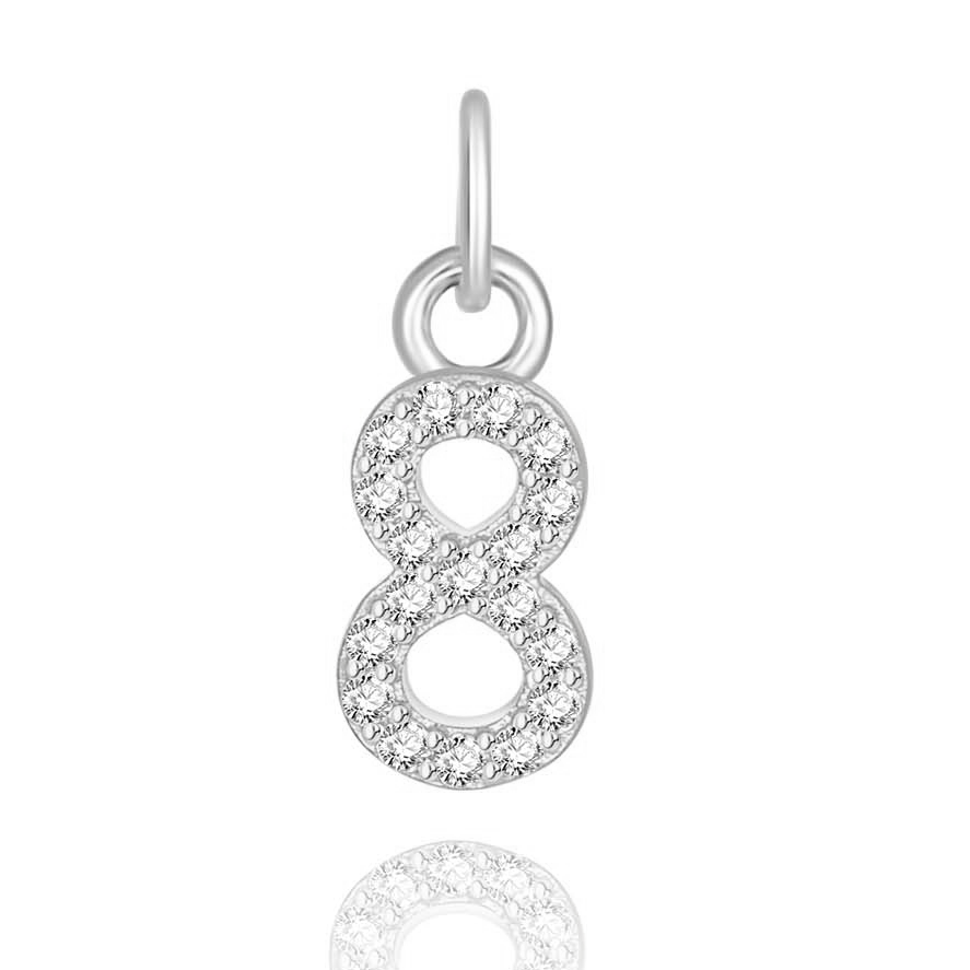 Collier "Little Numéro" ~ Argent Sterling