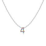 Charger l&#39;image dans la galerie, Collier &quot;Shiny Numbers&quot; ~ Argent Sterling
