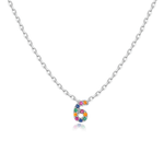 Charger l&#39;image dans la galerie, Collier &quot;Shiny Numbers&quot; ~ Argent Sterling
