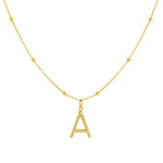 Charger l&#39;image dans la galerie, Collier &quot;Alphabétique&quot; ~ Argent Sterling
