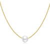 Collier "Perle de Mer" ~ Or/Argent