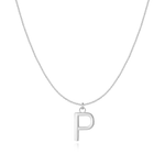 Charger l&#39;image dans la galerie, Collier &quot;Lettre&quot; ~ Argent Sterling
