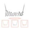 Collier "Nom" ~ Argent / Or / Rose