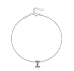 Charger l&#39;image dans la galerie, Bracelet &quot;Shiny Initiale&quot; ~ Argent Sterling

