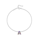 Charger l&#39;image dans la galerie, Bracelet &quot;Shiny Initiale&quot; ~ Argent Sterling
