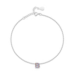 Charger l&#39;image dans la galerie, Bracelet &quot;Shiny Initiale&quot; ~ Argent Sterling
