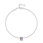 Charger l&#39;image dans la galerie, Bracelet &quot;Shiny Initiale&quot; ~ Argent Sterling
