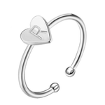 Charger l&#39;image dans la galerie, Bague &quot;Initiale&quot; ~ Or / Rose / Argent
