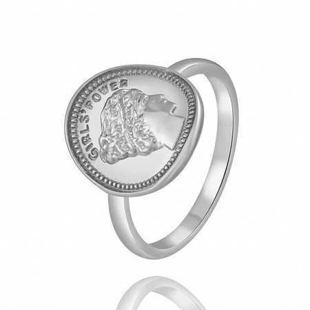 Bague "Monnaie" ~ Argent Sterling
