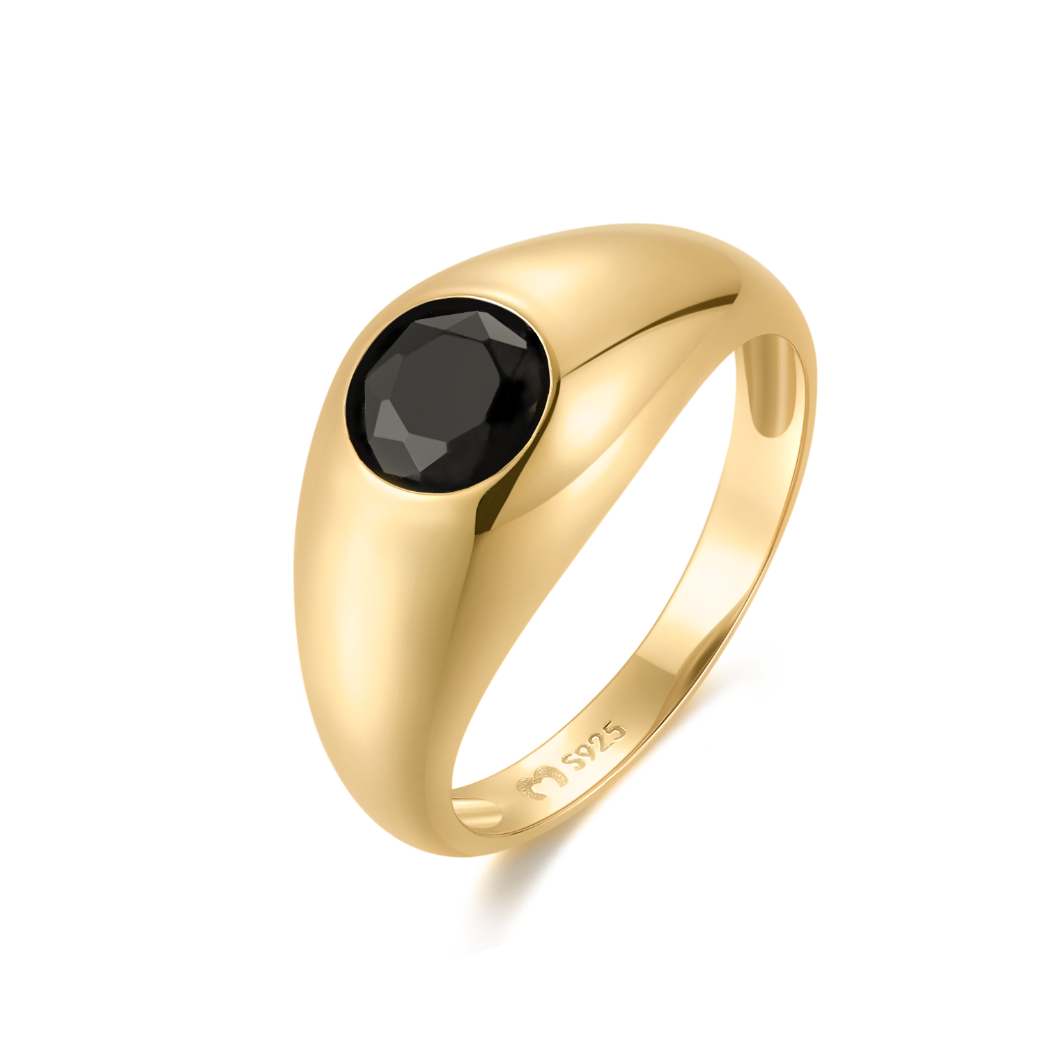 Bague "Black Spirit" ~ Argent Sterling