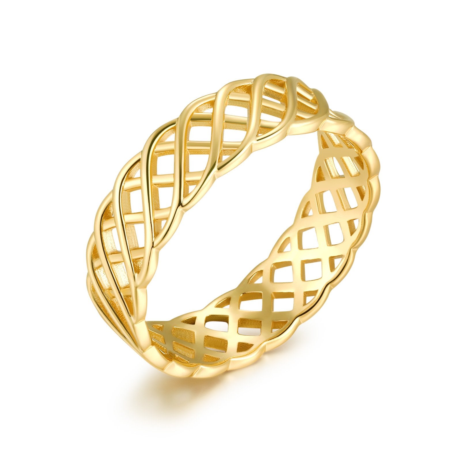 Bague "Hollow" ~ Argent Sterling