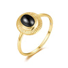 Bague "Black Delight" ~ Argent Sterling