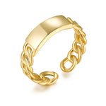 Charger l&#39;image dans la galerie, Bague &quot;Chaînes&quot; ~ Argent Sterling
