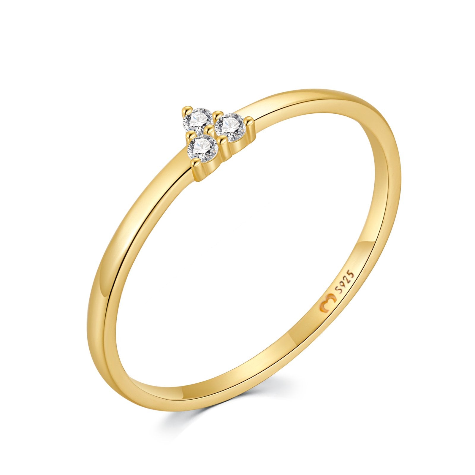 Bague "Kolmio" ~ Argent Sterling