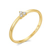Bague "Kolmio" ~ Argent Sterling