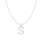 Charger l&#39;image dans la galerie, Collier &quot;Lettre&quot; ~ Argent Sterling
