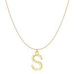 Charger l&#39;image dans la galerie, Collier &quot;Lettre&quot; ~ Argent Sterling
