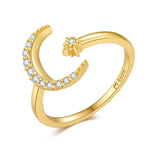 Charger l&#39;image dans la galerie, Bague d&#39;orteil &quot;Lunaire&quot; ~ Argent Sterling

