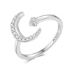Bague Midi "Lunaire" ~ Argent Sterling