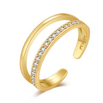 Charger l&#39;image dans la galerie, Bague d&#39;orteil &quot;Slide&quot; ~ Argent Sterling

