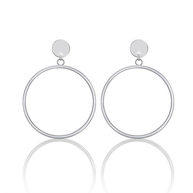 Boucles "Double Cercle" ~ Argent / Or