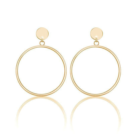 Boucles "Double Cercle" ~ Argent / Or