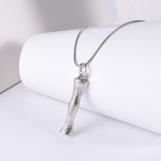 Collier "Boho Bamboo" ~ Argent