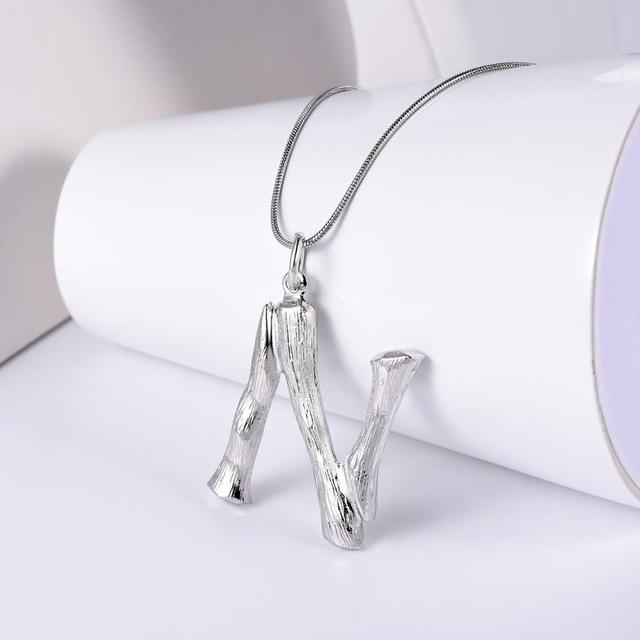 Collier "Boho Bamboo" ~ Argent