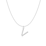 Charger l&#39;image dans la galerie, Collier &quot;Lettre&quot; ~ Argent Sterling

