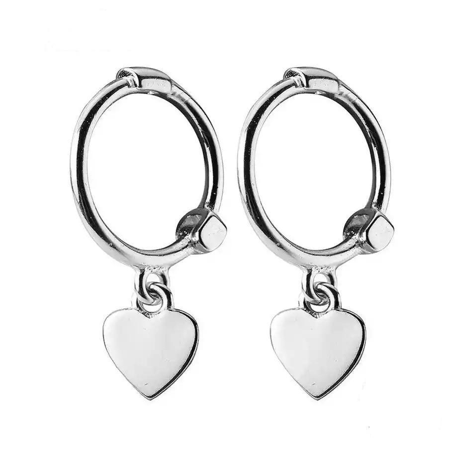 Boucles "Beaux Cœurs" ~ Argent Sterling