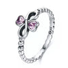 Bague "Lucky Pink" ~ Argent Sterling